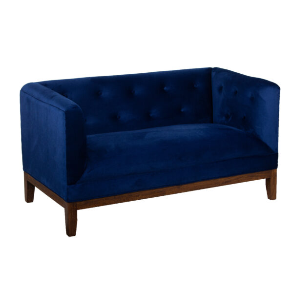 Shelby 2 Seater Sofa With Velvet Fabric