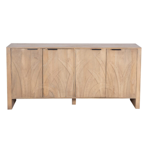 Shika Mango Wood 4 Door Sideboard