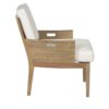 Shota Mango Wood Loft Fabric Arm Chair