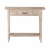 Skinney Mango Wood Console Table With 1 Drawers