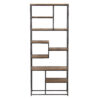 Soho Mango Rough Wood Metal Frame Bookshelf