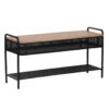 Soling Metal Storage Bench With Lift Top