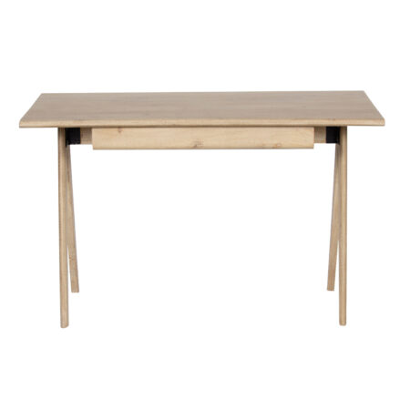 Solo Acacia Wood Desk in Mango, Acacia or Oak Wood