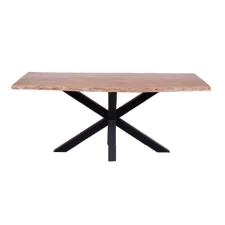 Spider Leg Acacia Wood Dining Table 84"