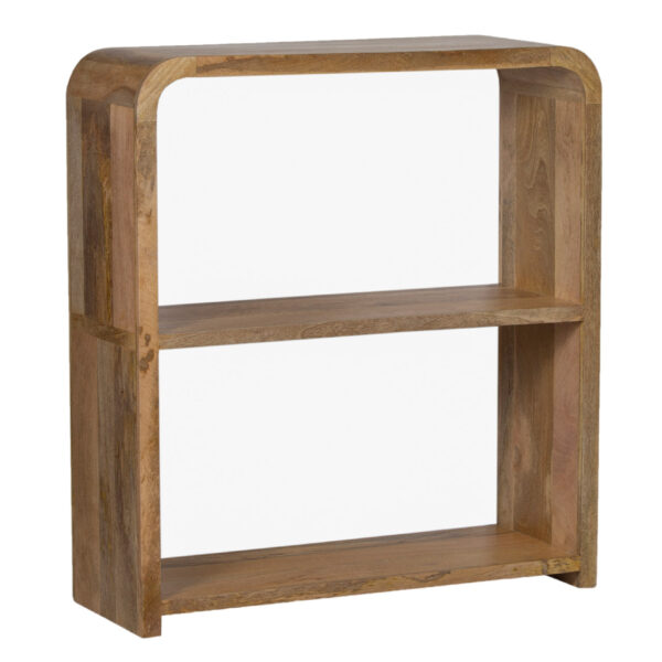 Stein Mango Wood 2 Tier Bookshelf