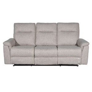 Sunnyvale Fabric Recliner Sofa – Beige