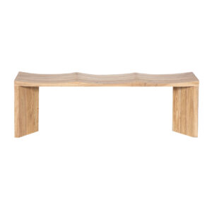 Swell Acacia Wood Bench – Oxy Natural