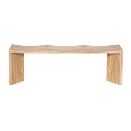 Swell Acacia Wood Bench – Oxy Natural