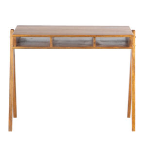 Tania Mango Wood Desk Small – Strip Pine