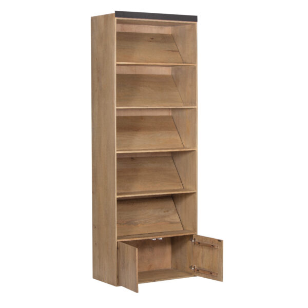 Tasha Mango Wood Large Bookshelf