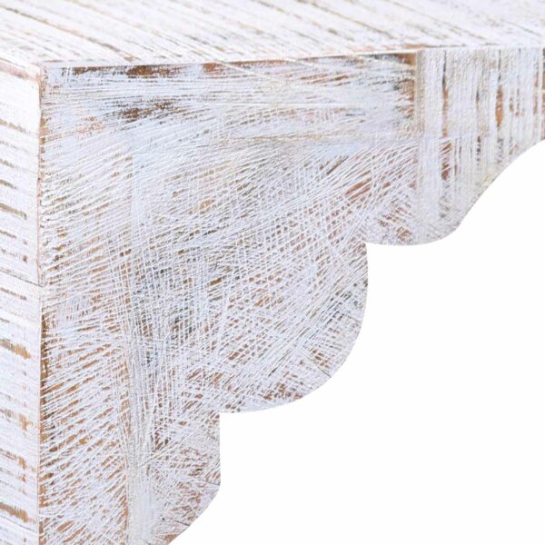 Textured Mango Wood Console Table