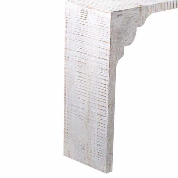 Textured Mango Wood Console Table