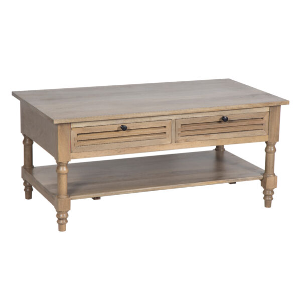 Tilford Mango Wood 2 Drawer Coffee Table