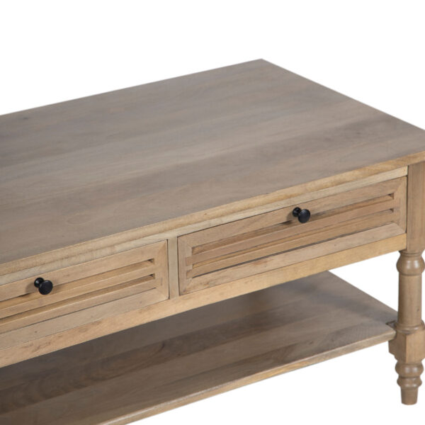 Tilford Mango Wood 2 Drawer Coffee Table