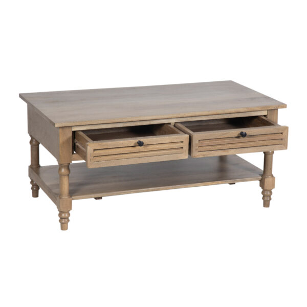 Tilford Mango Wood 2 Drawer Coffee Table