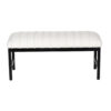 Tilton Upholstered Bench With Metal Legs