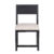Sandblast Black / Beige Upholstery