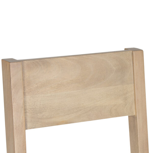 Tirol Mango Wood Uphoster Seat Dining Chair