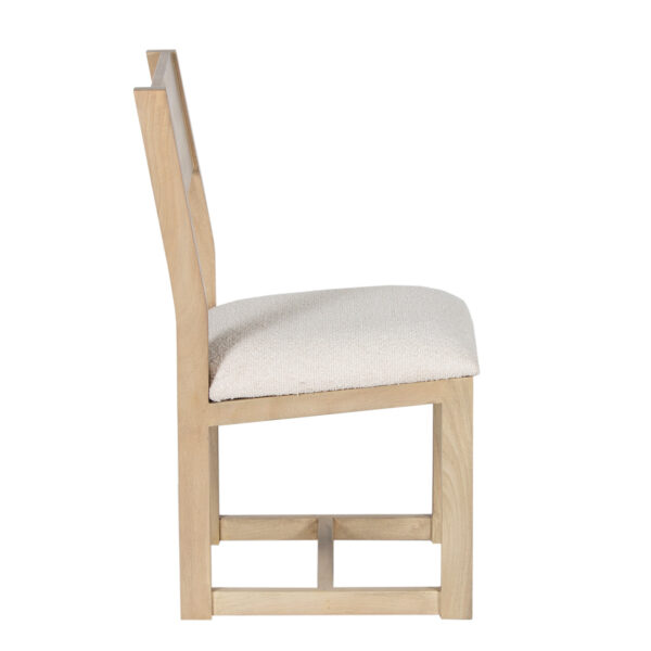 Tirol Mango Wood Uphoster Seat Dining Chair