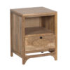 Tiva Mango Wood 1 Drawer Side Table