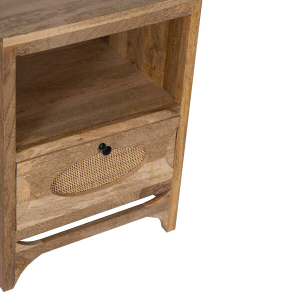 Tiva Mango Wood 1 Drawer Side Table