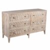 Trellis Mango Wood 6 Drawer Dresser