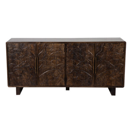 Varenna Mango Wood 4 Door Sideboard