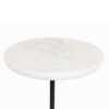 Vesper Marble Top Metal Stand Round Martini Table