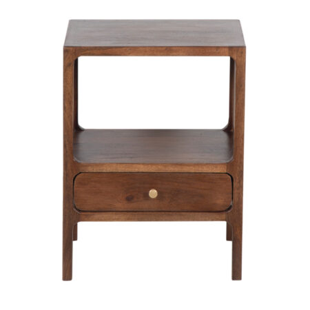 Vincent Mango Wood 1 Drawer Side Table