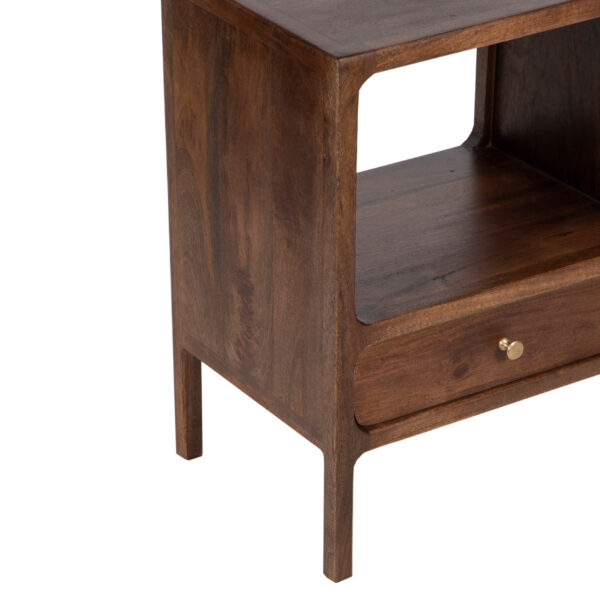 Vincent Mango Wood 1 Drawer Side Table