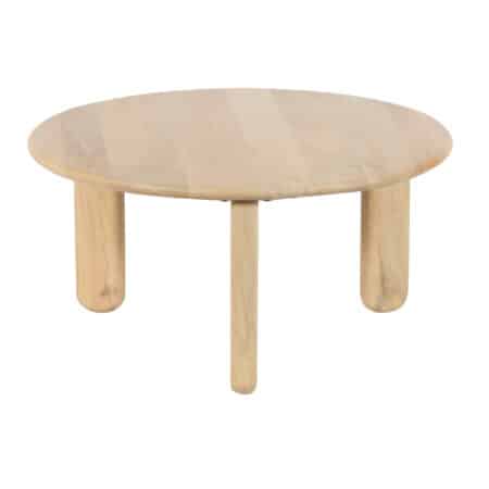 Virton Mango Wood Round Coffee Table