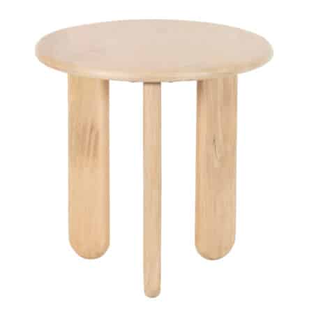 Virton Mango Wood Round Side Table