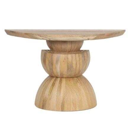 Werol Oval Mango Wood Console Table