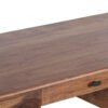 Yashika Acacia Wood Desk With Drawers