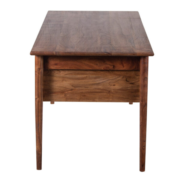 Yashika Acacia Wood Desk With Drawers